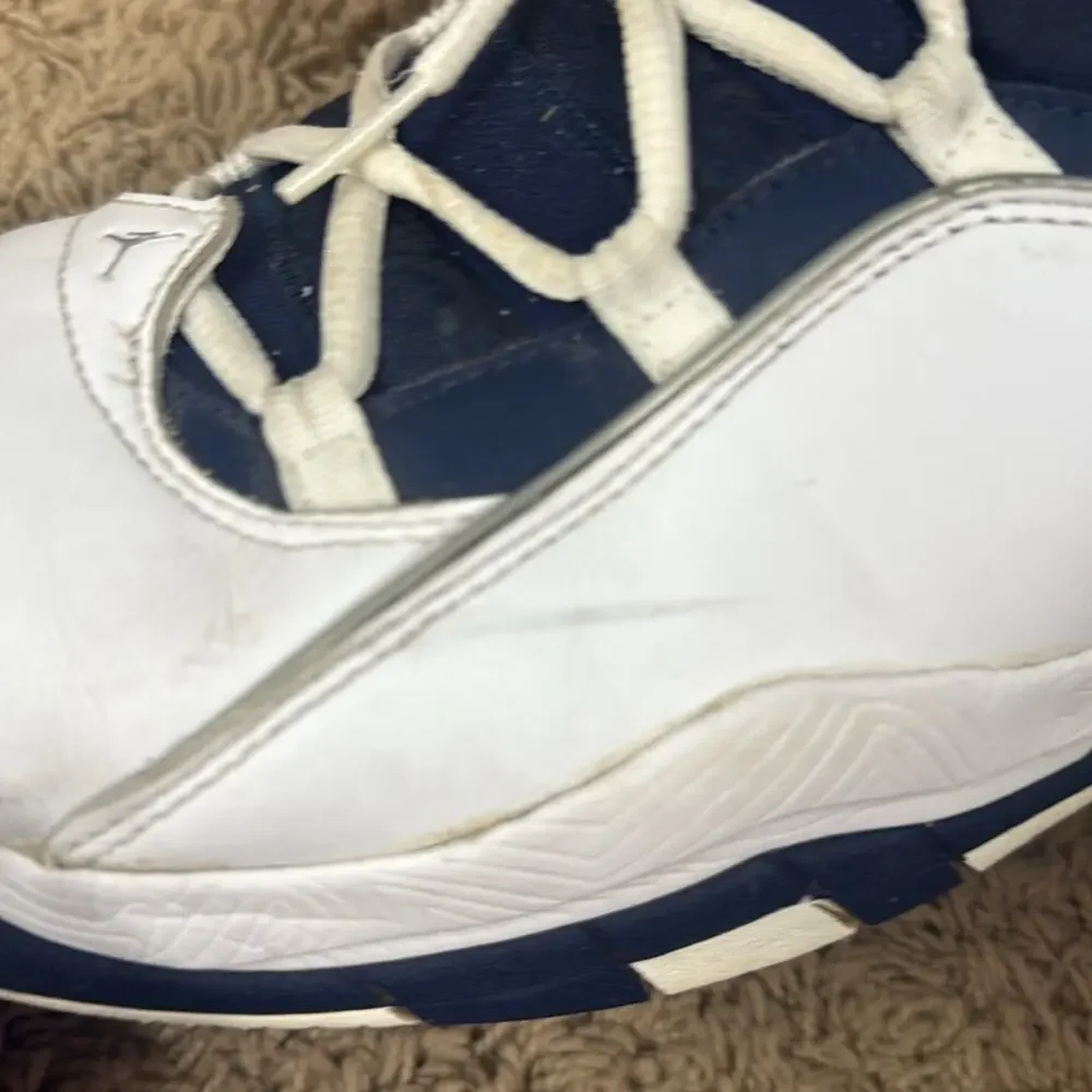 Jordan Olympia Mid Top White Midnight Navy Men’s Size 13
